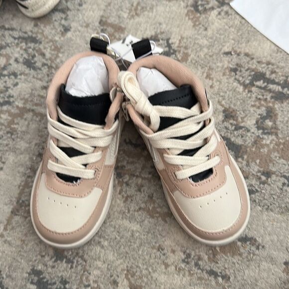 ZARA Kids | Pink | RETRO HIGH TOP SNEAKERS - Picture 5 of 8
